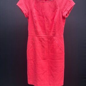 J. Crew Coral Cotton Dress